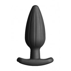Silicone Noir Rocker Butt Plug - Large